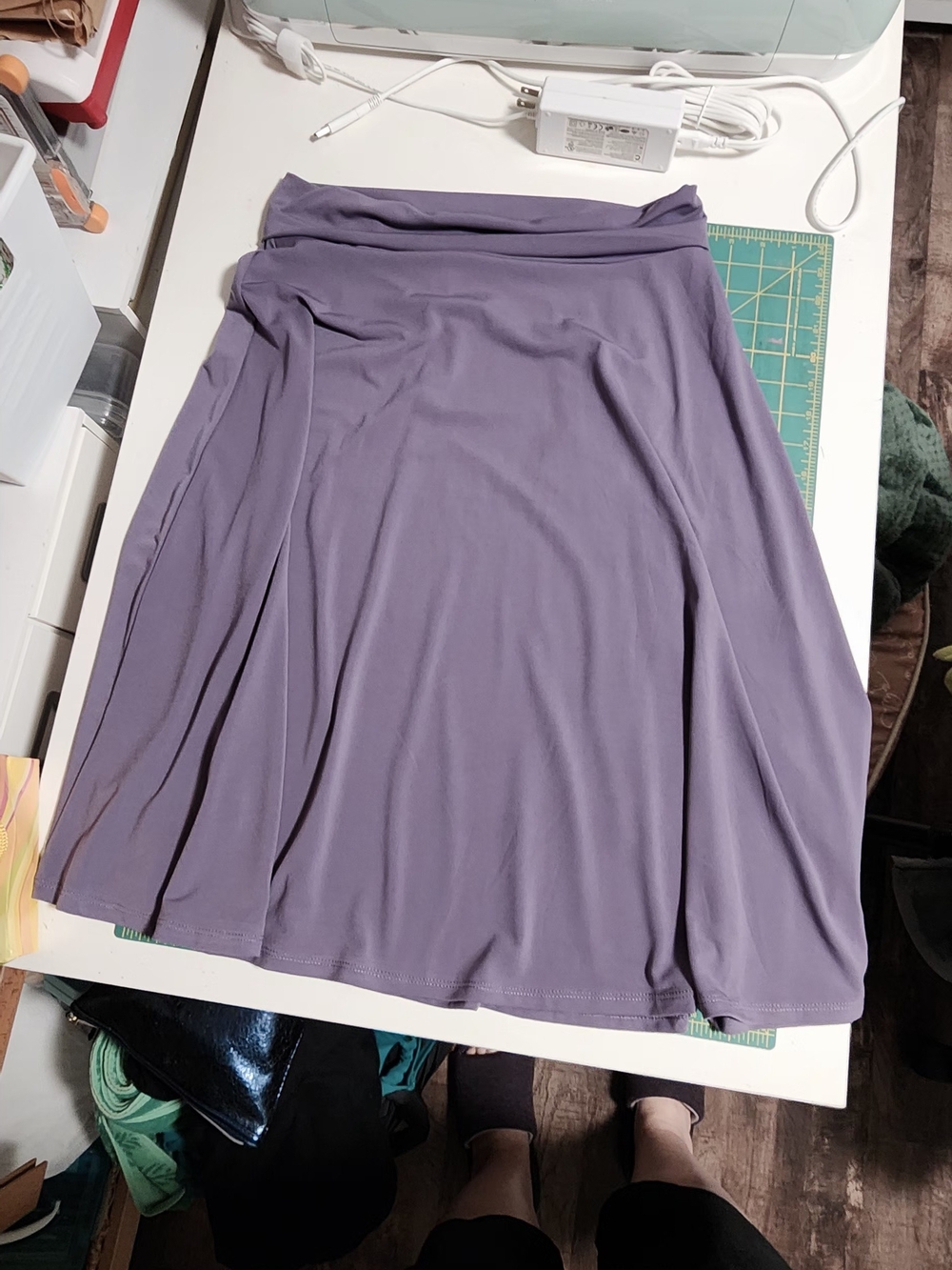 Women's Lavender A-Line Skirt